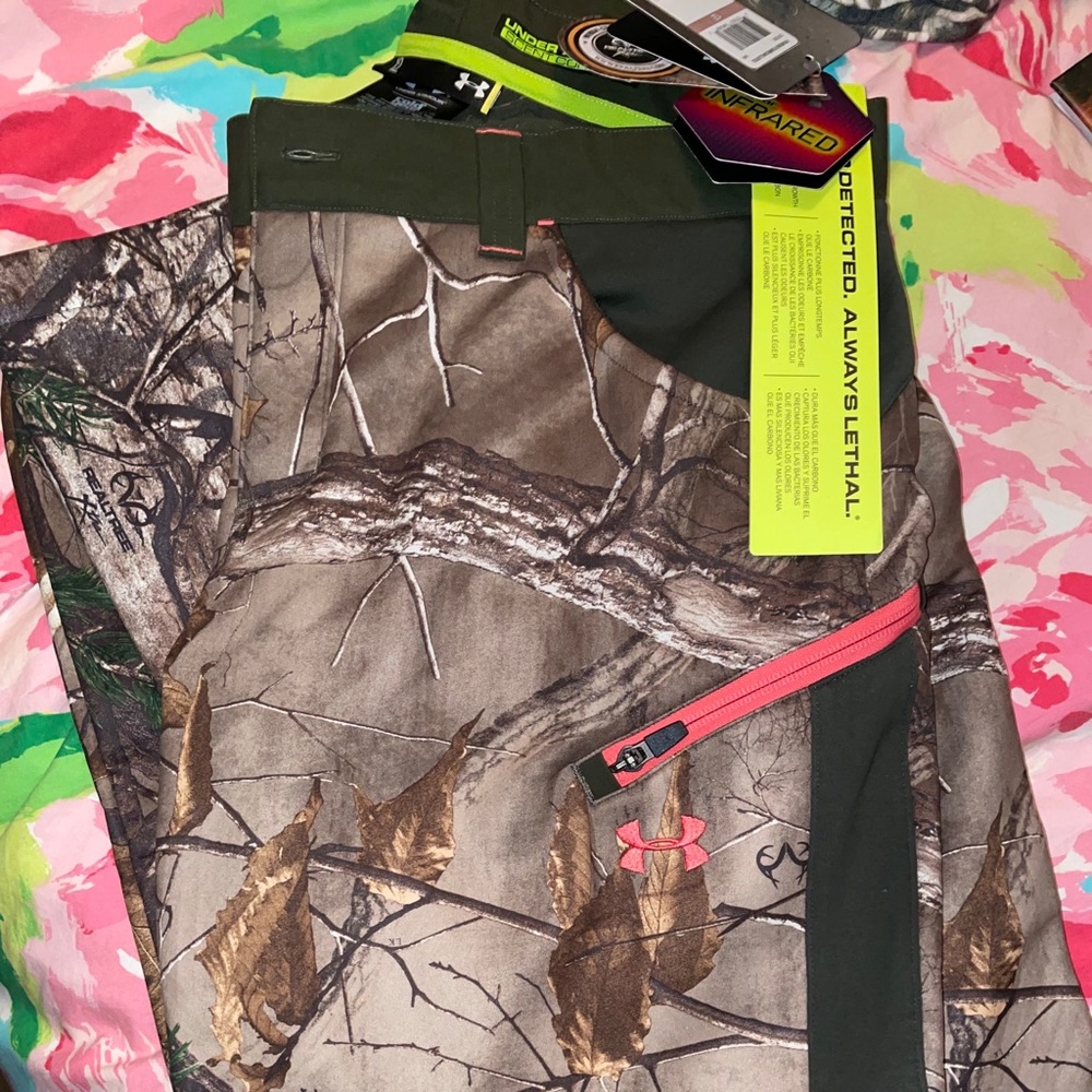 Women’s camo under armour pants size 12
